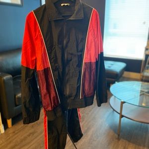 Black & Red Tracksuit